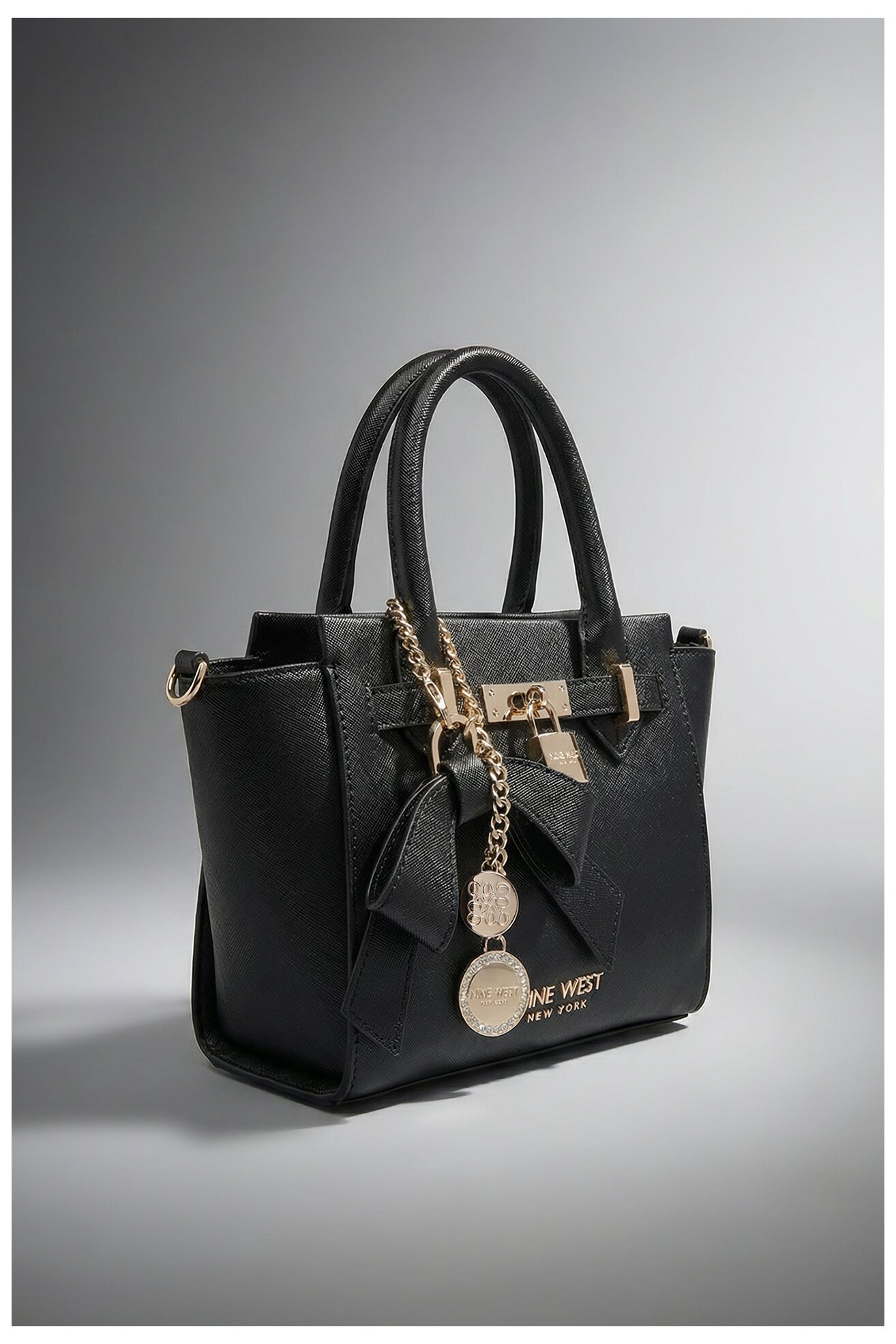 Torebka NINE WEST CEO-CHELSEA-CHARM-I-LX10187 Czarny