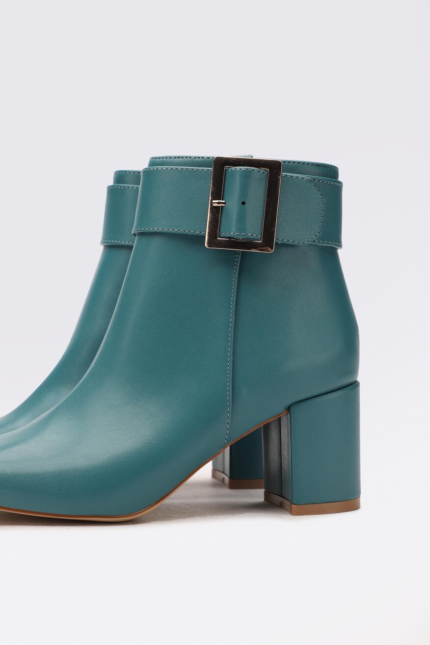 Jenny Fairy - Botki na obcasie niebieskie - 5903698264479