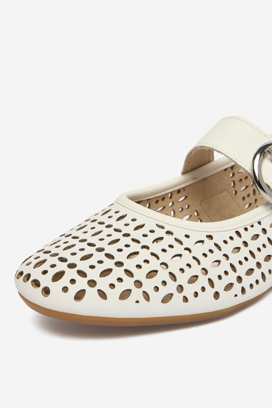 
                Remonte - Baleriny skórzane - 5906751735855