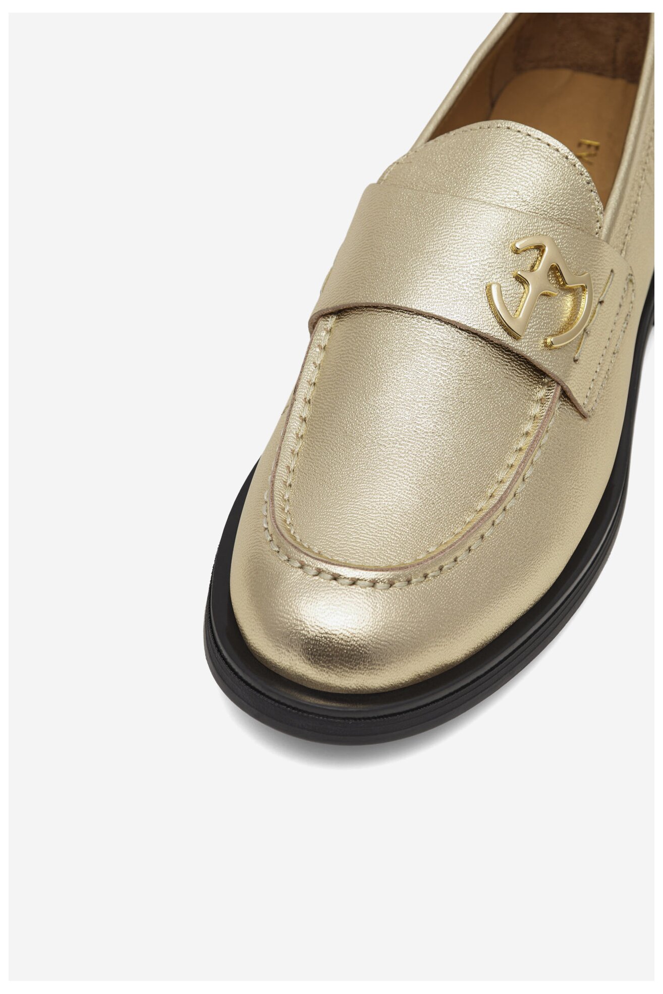 Мокасини EVA MINGE MICHELLE-0107 ЗЛАТИСТ