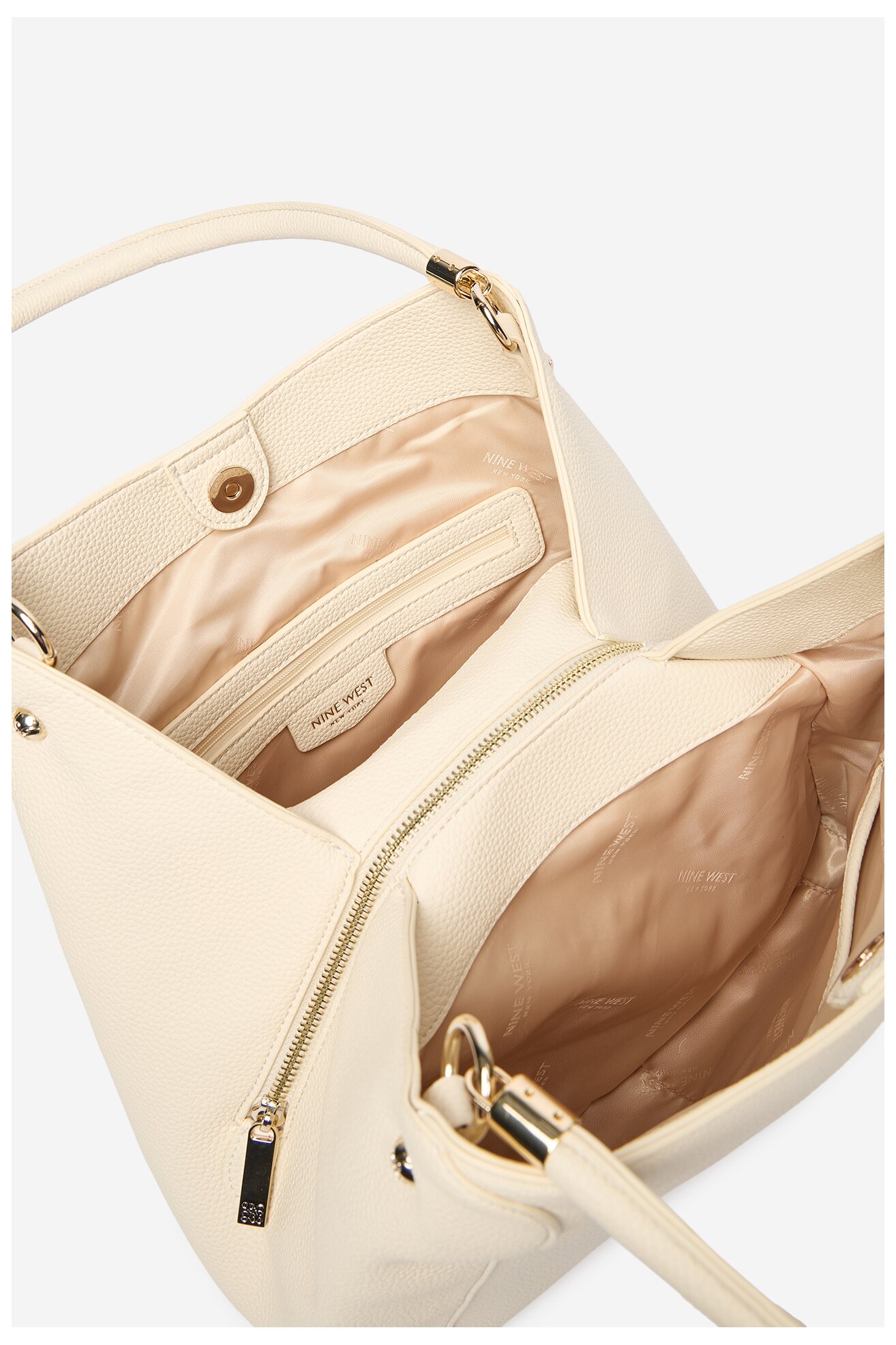 Kézitáska NINE WEST CEO-Olira-LDA8566 CSONTSZÍNŰ