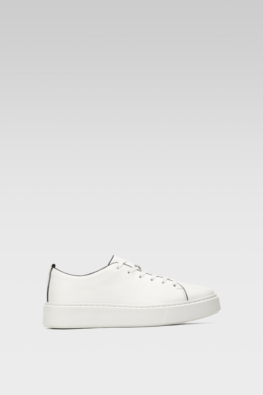 
                Gino Rossi - Skórzane sneakersy pastelowe - 5904248415532