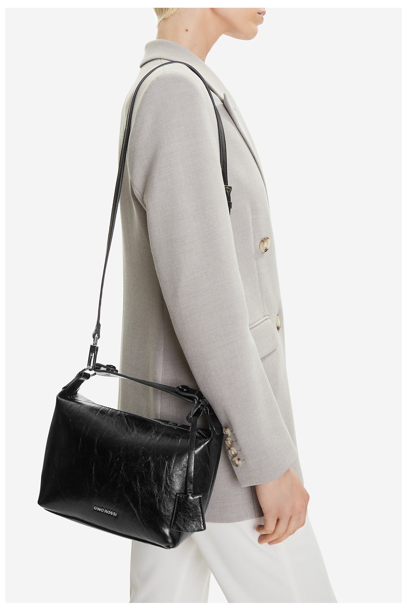 Geantă de mână Gino Rossi C-GALIJA-RX8320 NEGRU