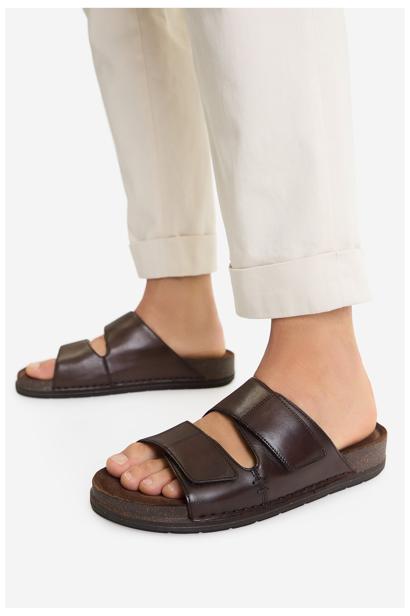 Klapki Lasocki CEO-BLAKE-05 MB Brązowy ciemny