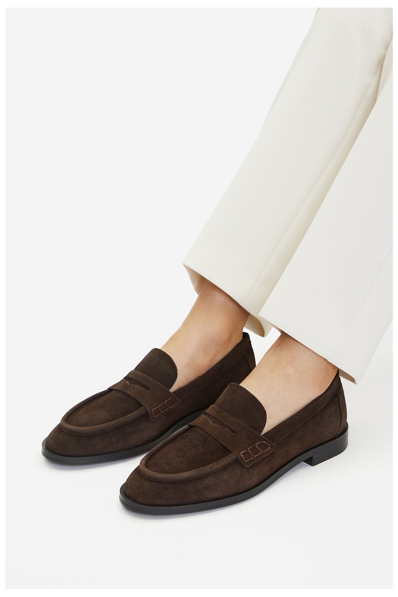 Mokasyn Gino Rossi EO-MANU-2550LM Brązowy ciemny