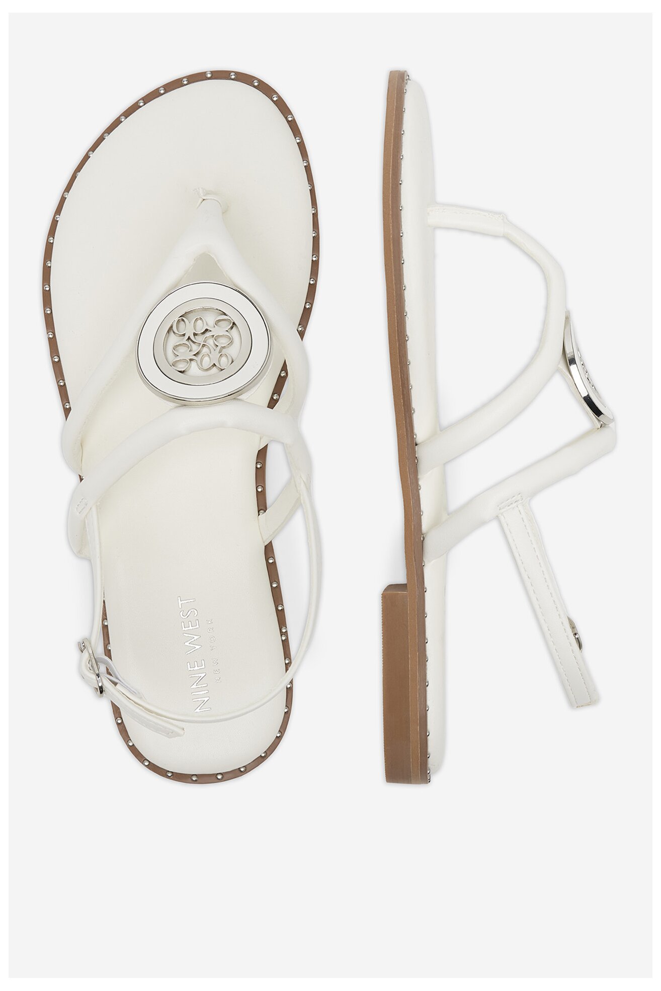 Szandál NINE WEST 123AL1754 FEHÉR