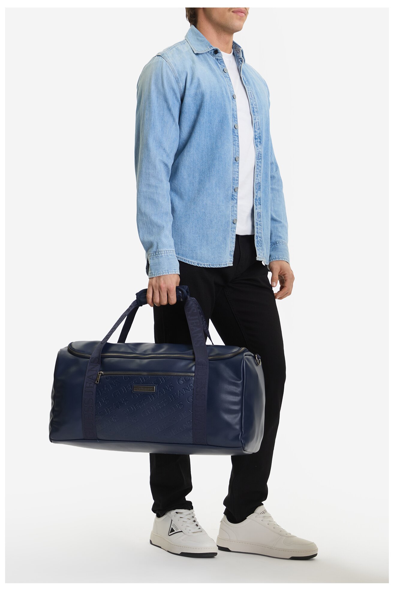 Сумка Чоловіча GUESS JEANS CWBEO-GUESS-B-001-09 ТЕМНО-СИНІЙ