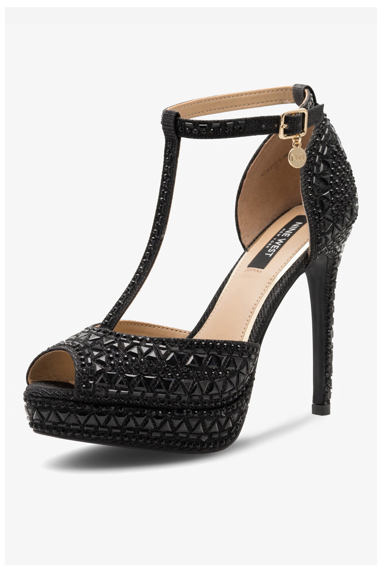 Szandál NINE WEST NISA SY015-1NW FEKETE