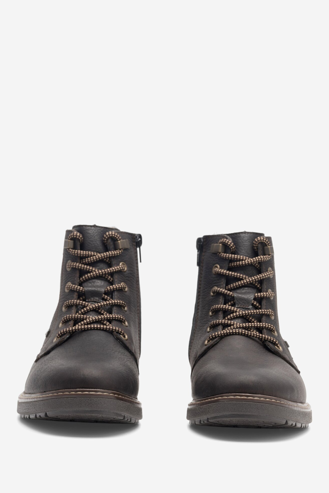 Bocanci Rieker 33121-25 MARO ÎNCHIS