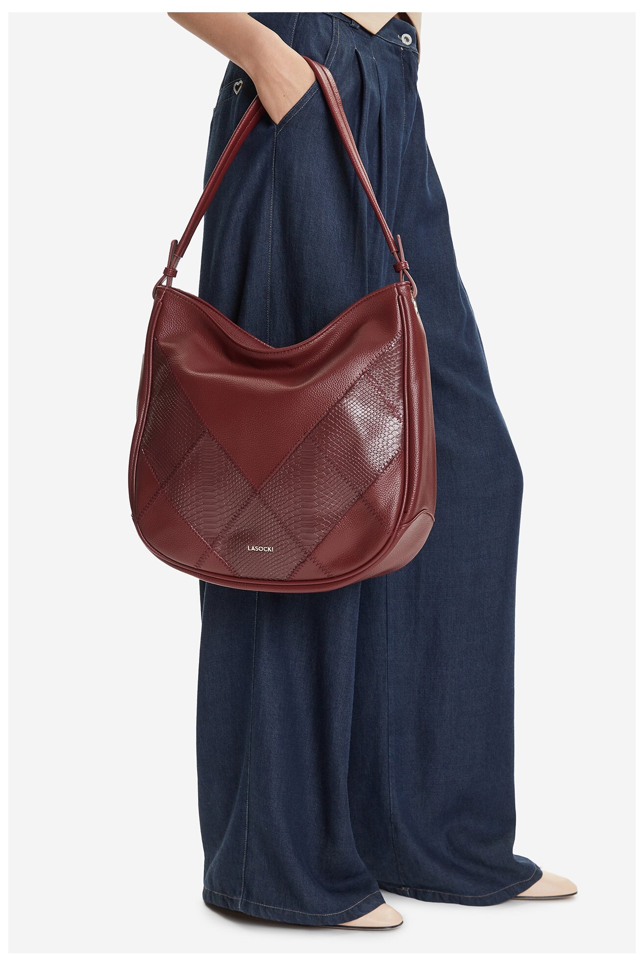 Torba Lasocki C-LSK-L-006-08 BORDO