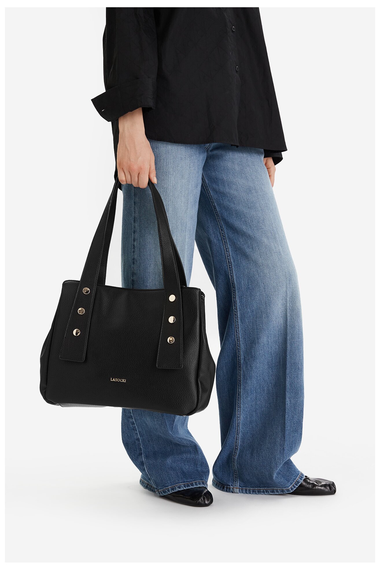 Kézitáska Lasocki CEO-LSK-L-011-09 FEKETE