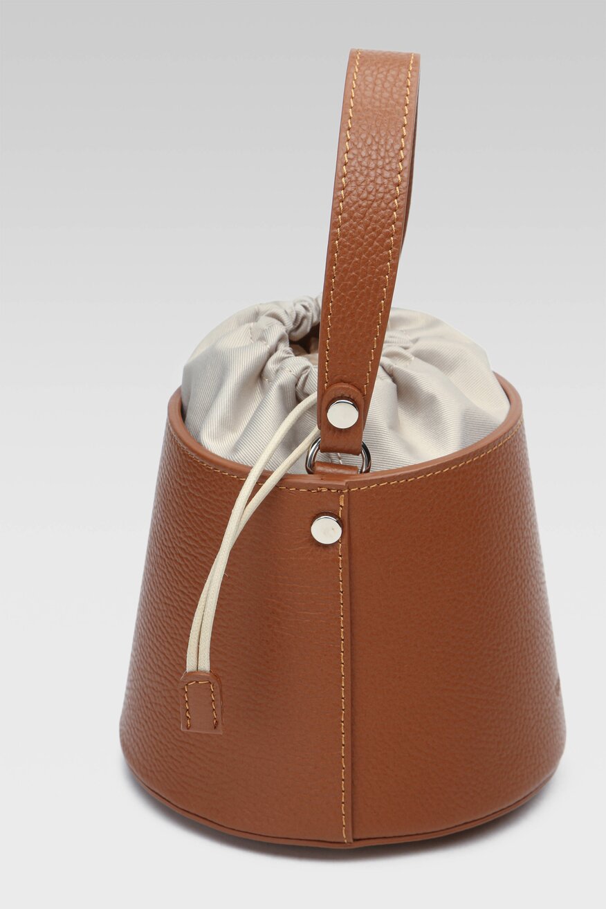 Gino Rossi - Torebka skórzana brązowa - 5904248540517