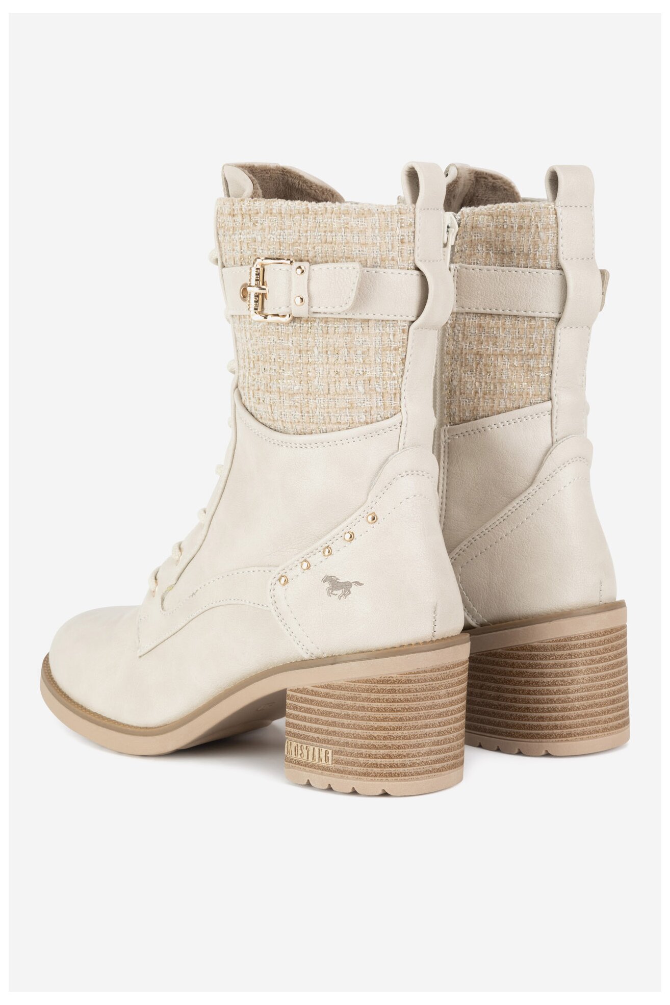 Боти Mustang 1441-507-243 БЯЛ