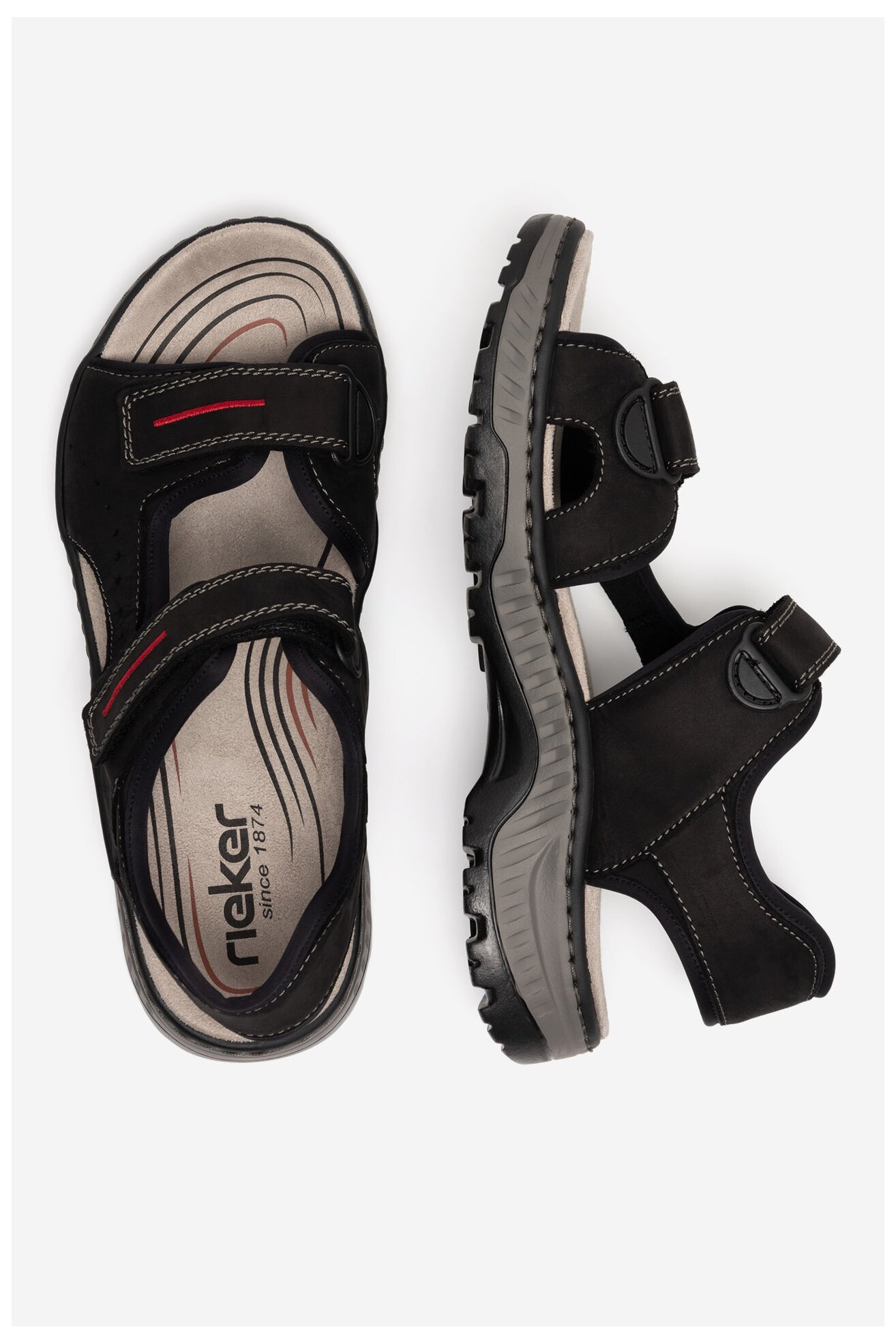 Sandały Rieker 21760-00 Czarny