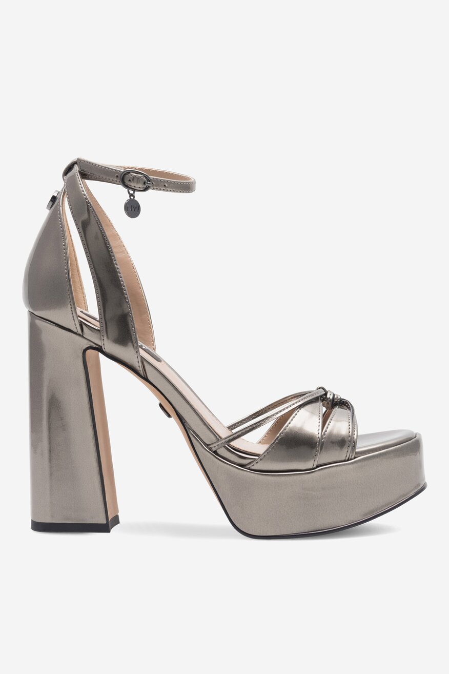 Sandály NINE WEST STŘÍBRNÁ - 5905588148081