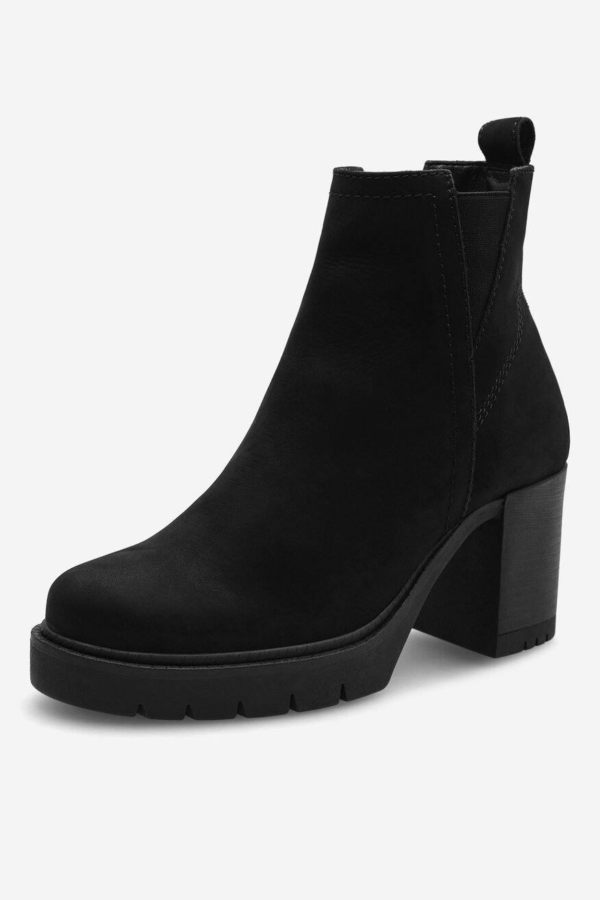 
                Sergio Bardi - Botki skórzane na słupku - 5905588213734