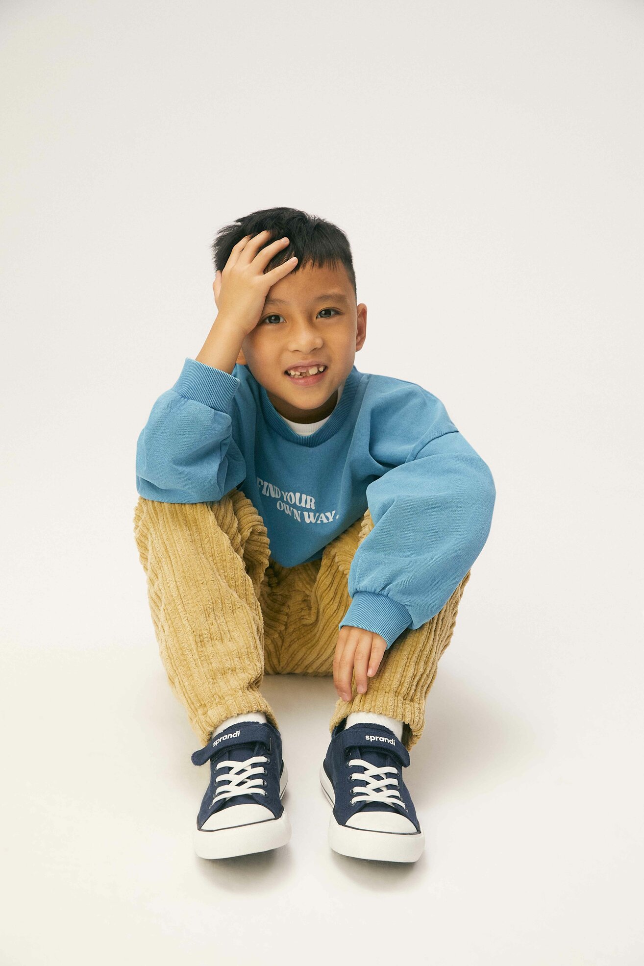 Trampki Sprandi CP40-51-1(IV)CH Granatowy