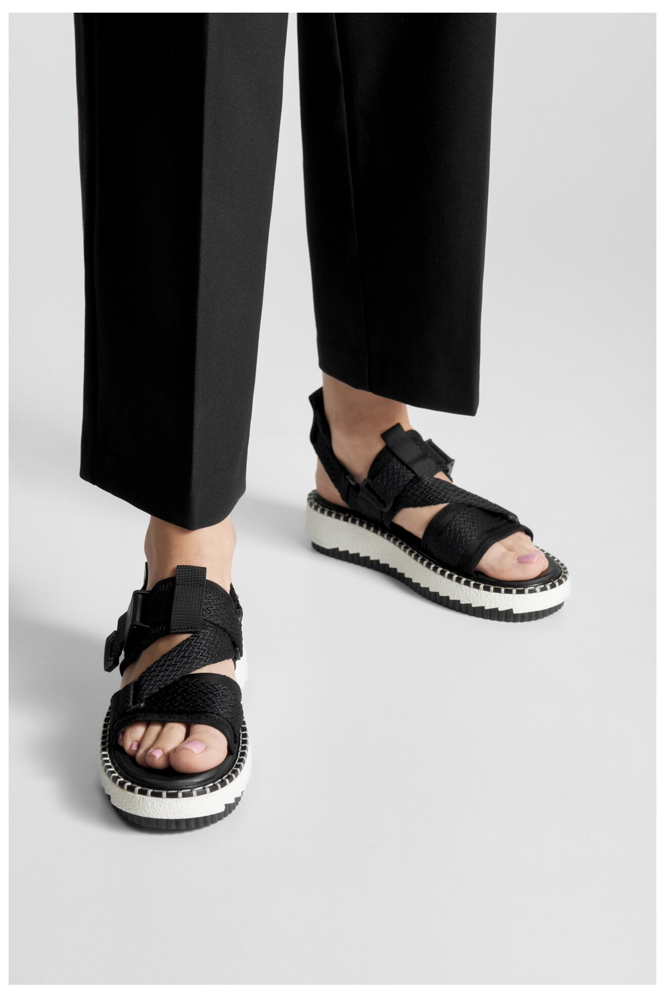 Sandały Badura BEKI-01W3-006 Czarny