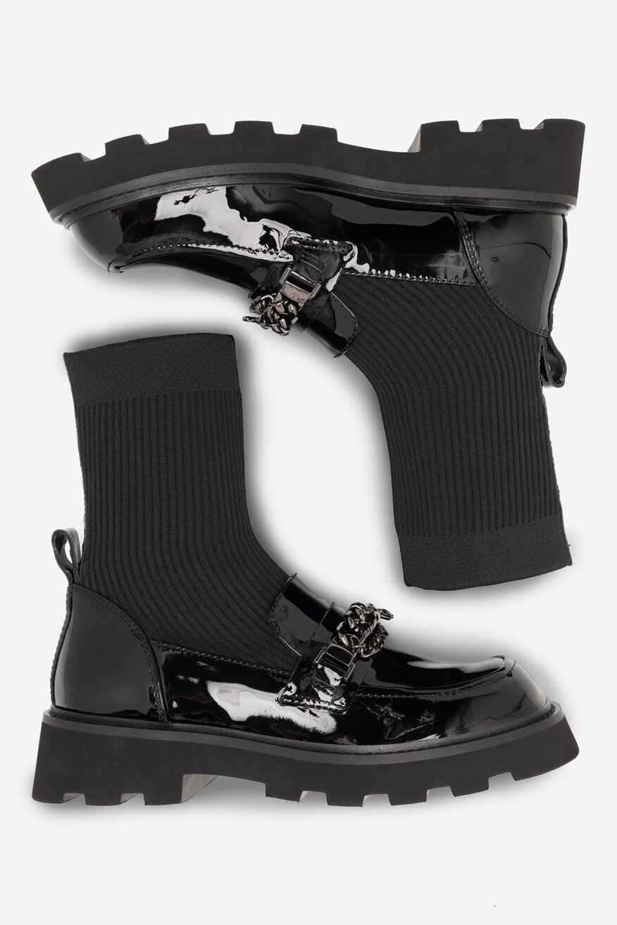 
                EVA MINGE - Botki skórzane - 5905588166214