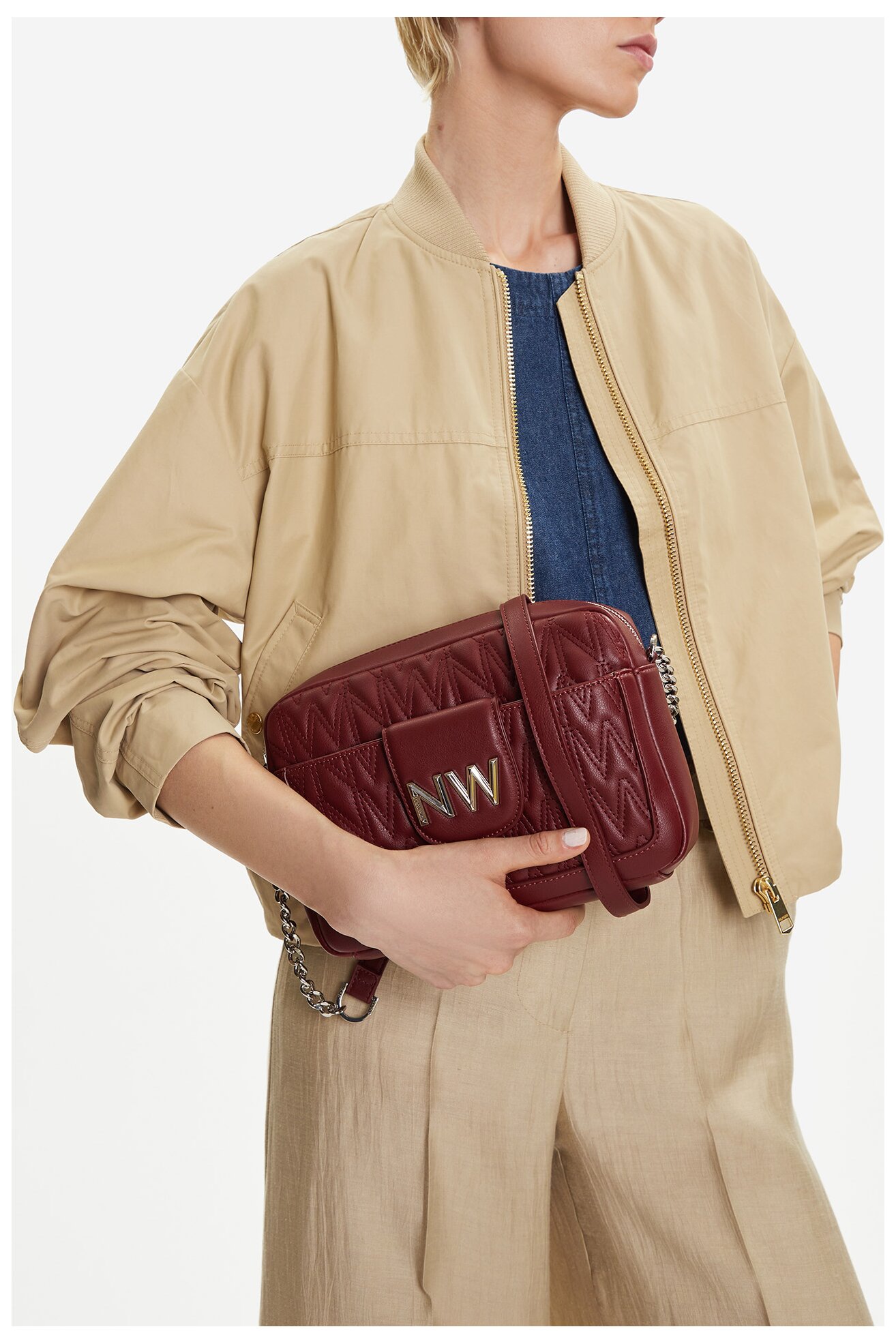 Kézitáska NINE WEST CEO-ASTORIA-ALLURE-01-LX10166 PIROS