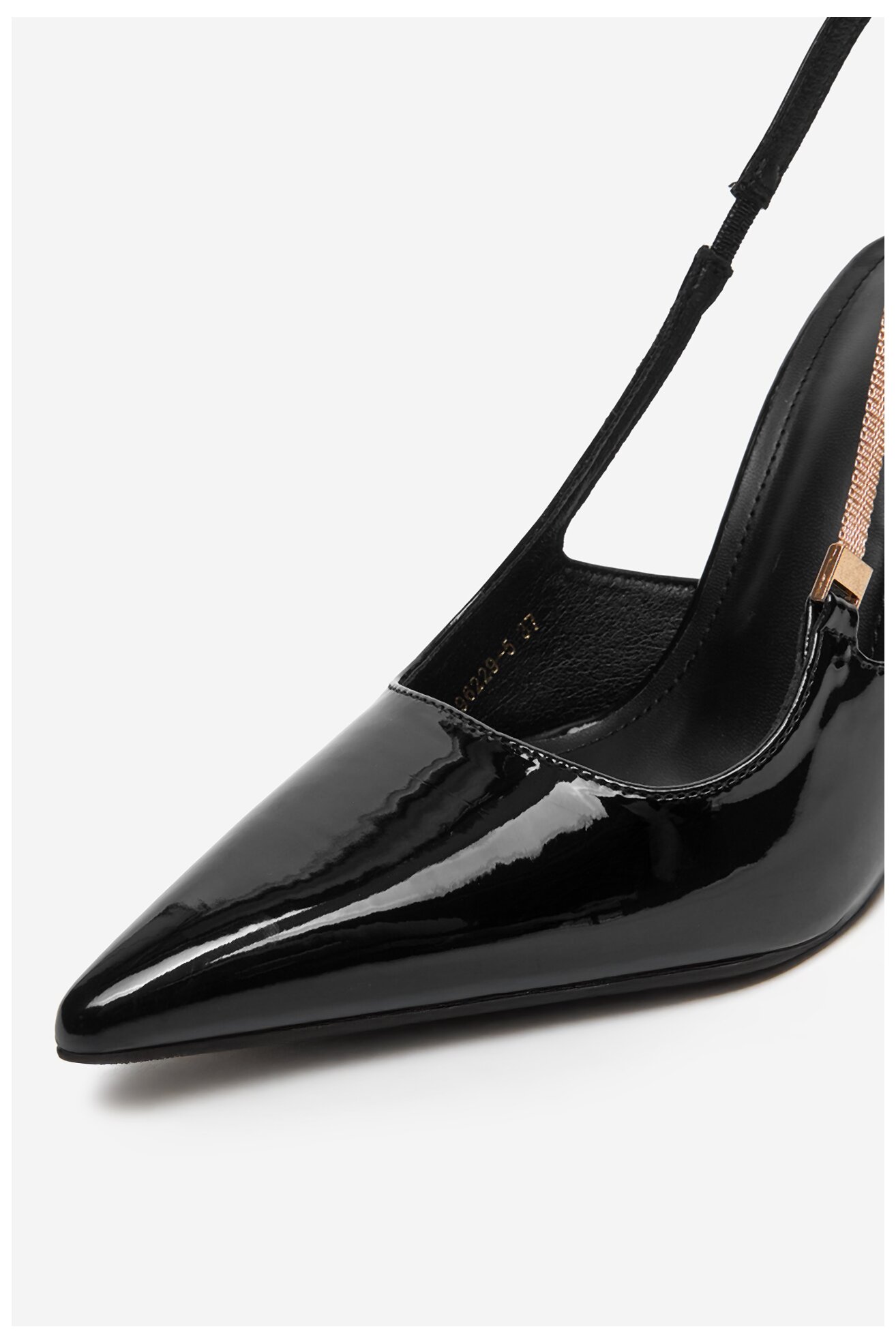 Lodičky DeeZee Q96229-5 ČERNÁ