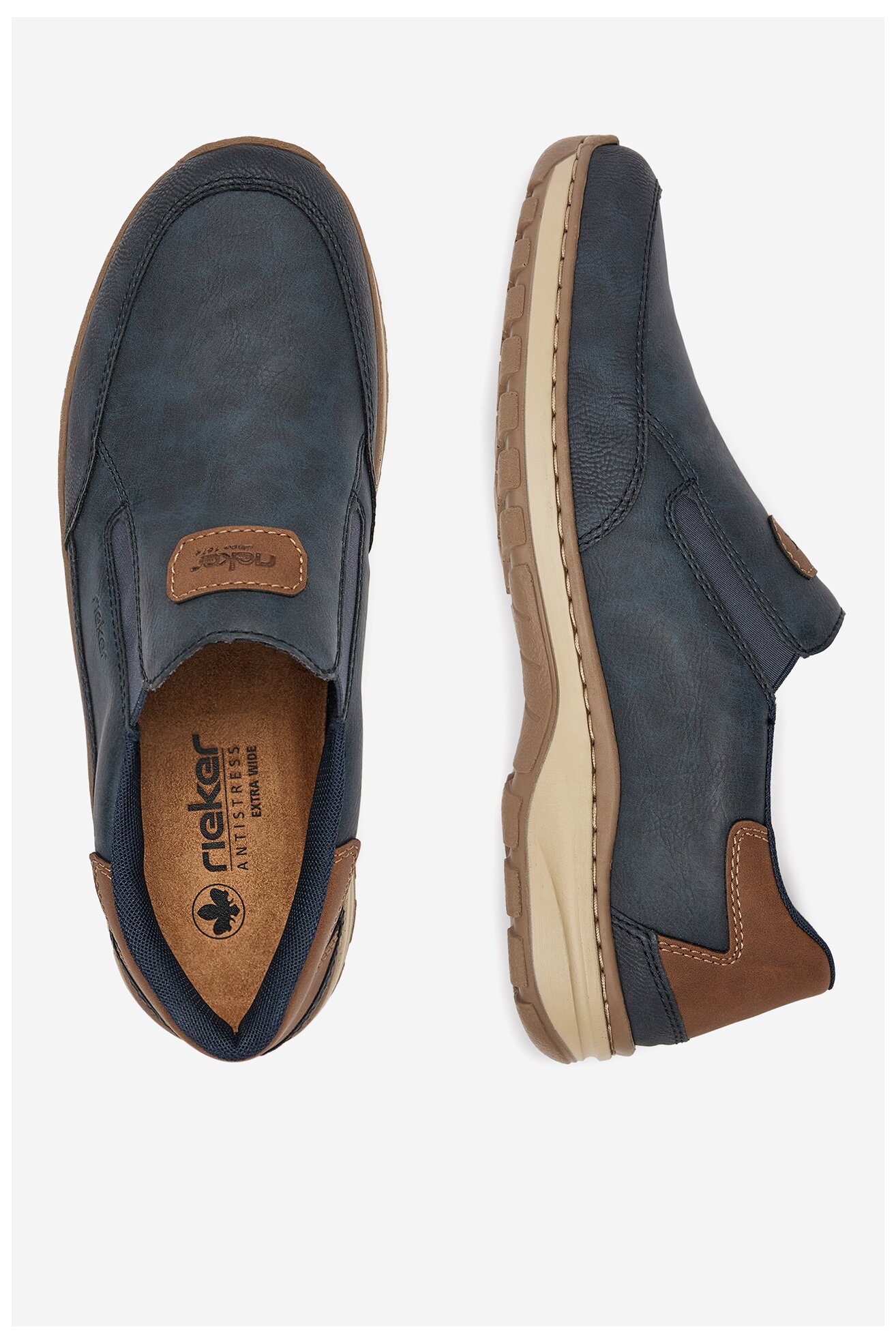 Pantofi casual Rieker 03365-14 BLEUMARIN ÎNCHIS