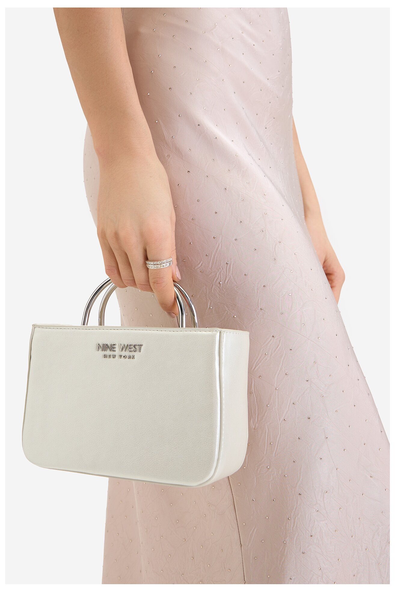 Torebka NINE WEST CEO-ASTOR VIBE-KY323-1 Perłowy