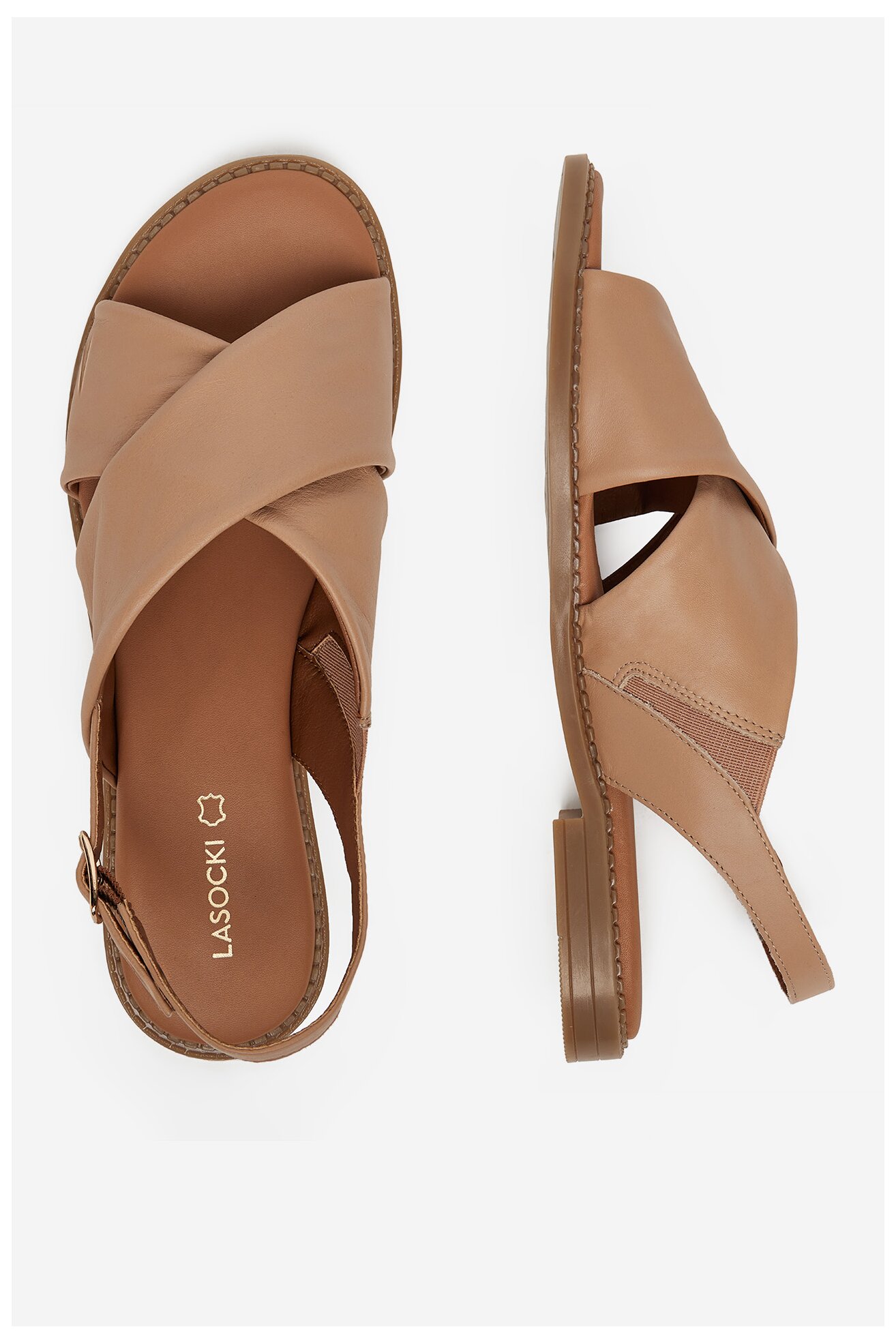 Сандали Lasocki CEO-EST-AFIONA-11 ТЪМНОБЕЖОВ