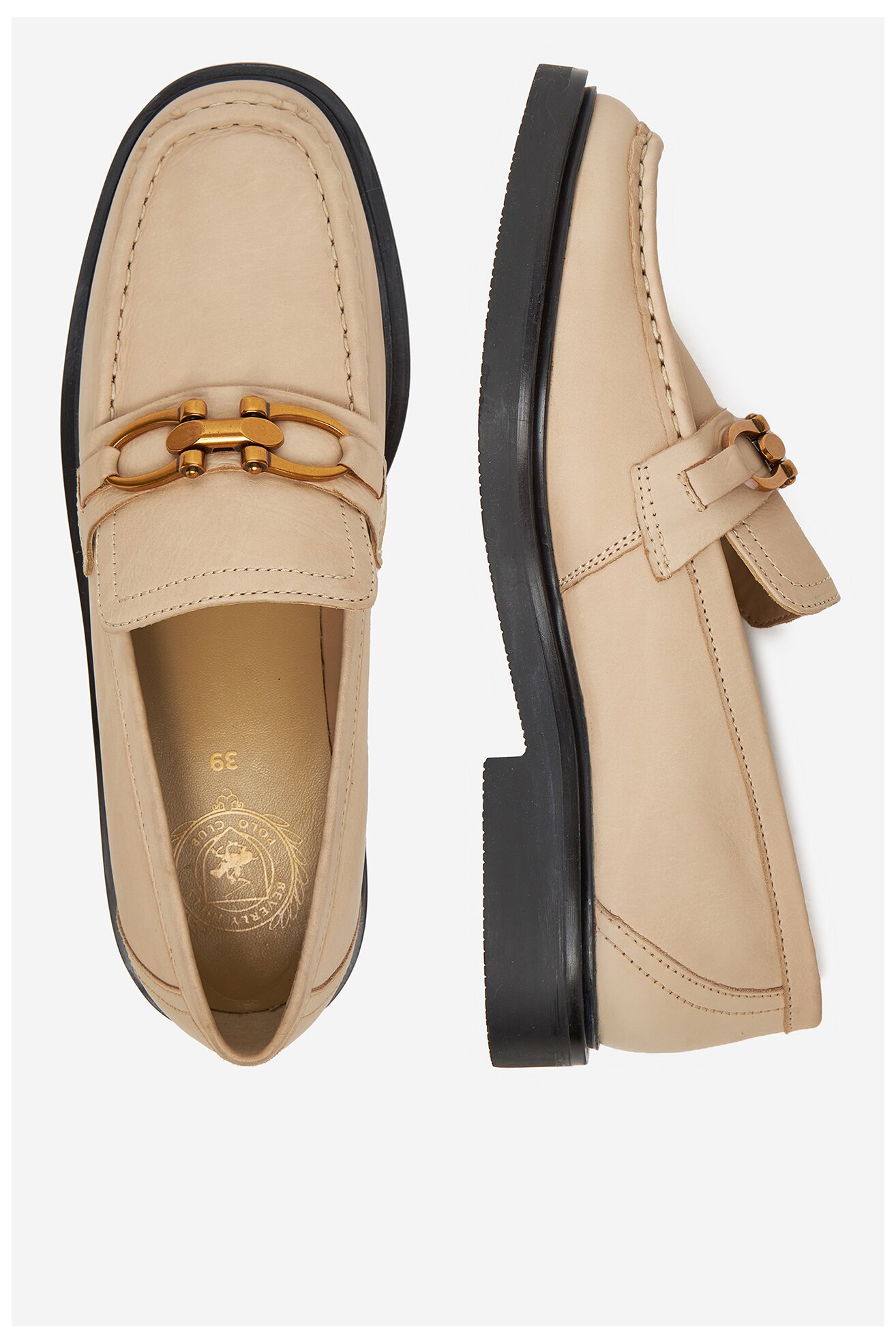 Mokasyn Beverly Hills Polo Club WI34-DOVER-01 Beżowy