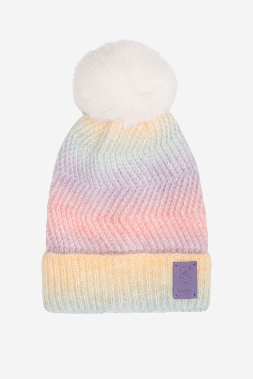 
                Lasocki Kids - Czapka z pomponem - 5904862953540