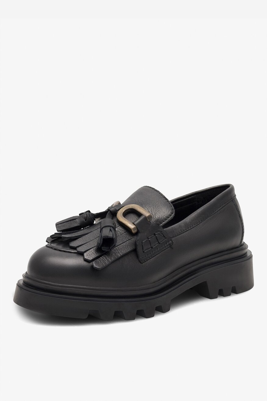 Badura - Loafersy skórzane - 5905588755050