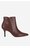 Bokacsizma NINE WEST WFA2784-1 SÖTÉTBARNA