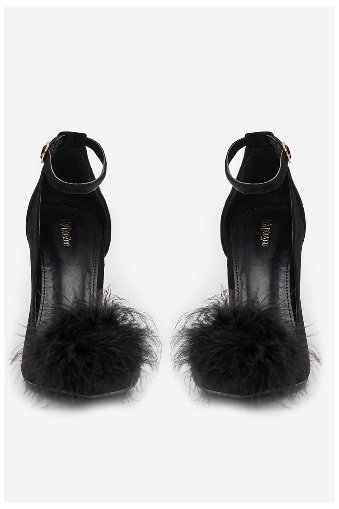 Pantofi cu toc DeeZee HT92831-126 NEGRU