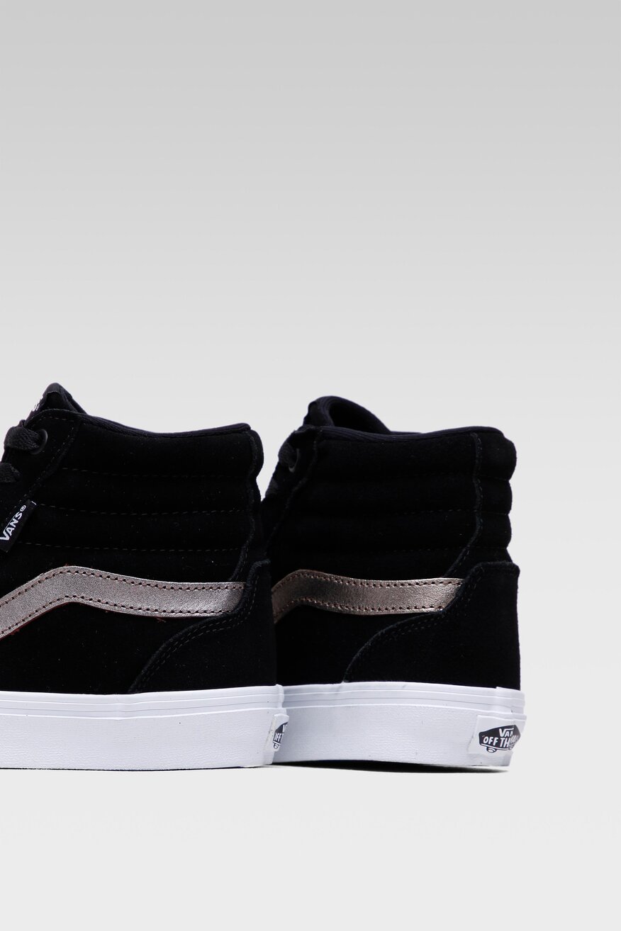 
                Vans - Skórzane trampki czarne - 5904248055806