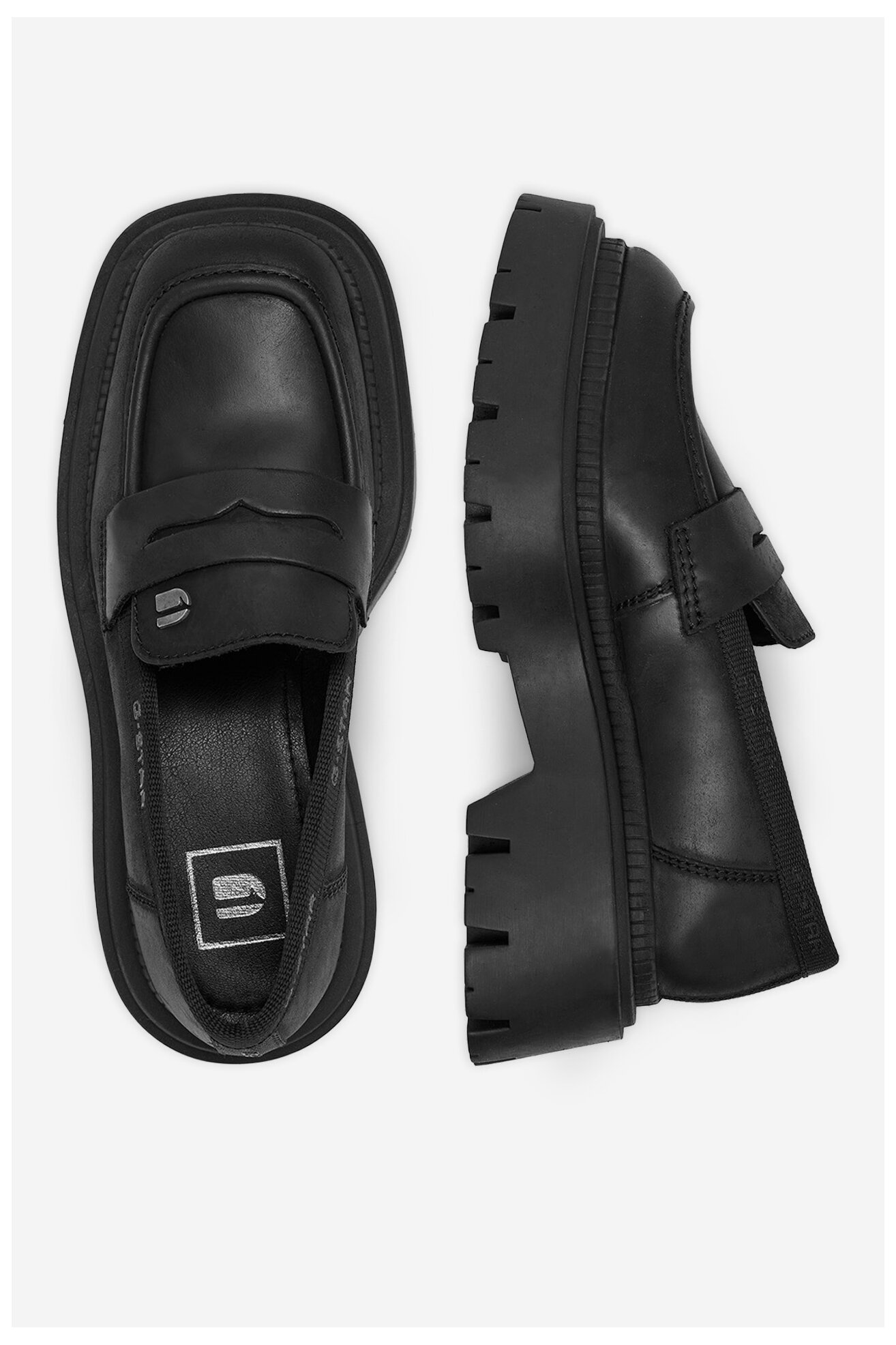 Mokasyn G-STAR RAW CEO-WI34-JOSIA-04 Czarny