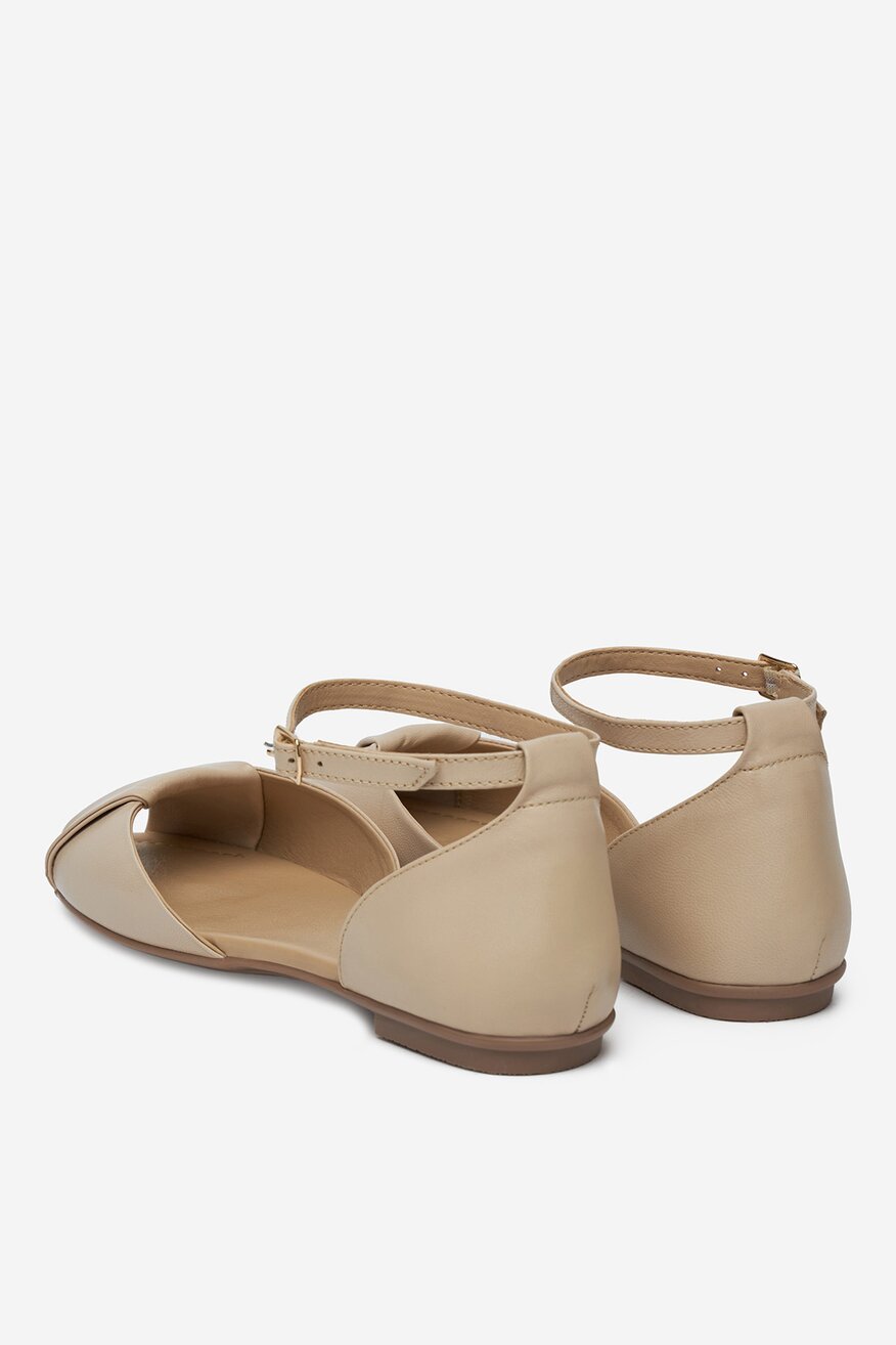 
                Lasocki - Baleriny skórzane - 5903698601939