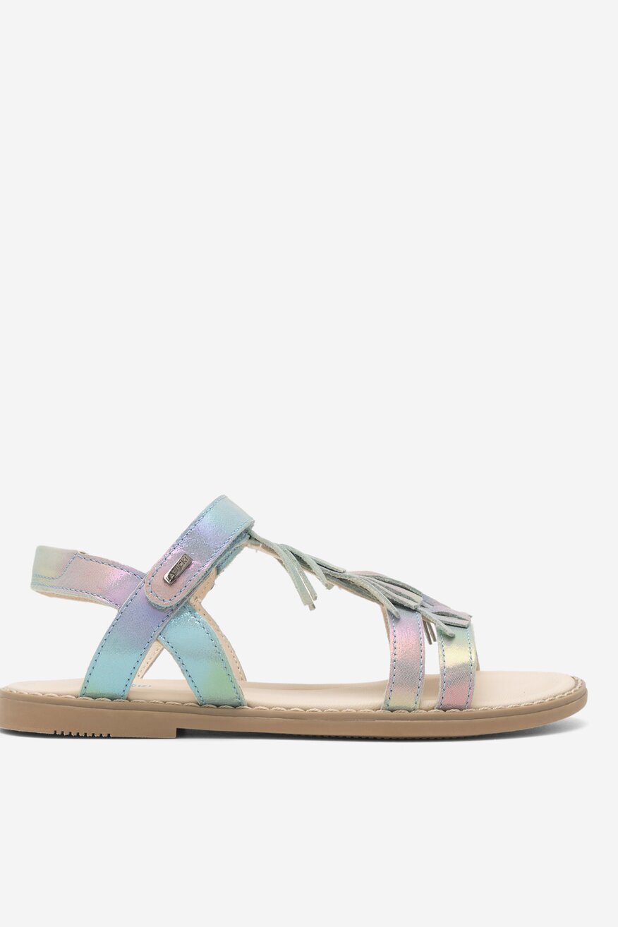 
                Lasocki Young - Sandały skórzane na rzepy - 5904862639390