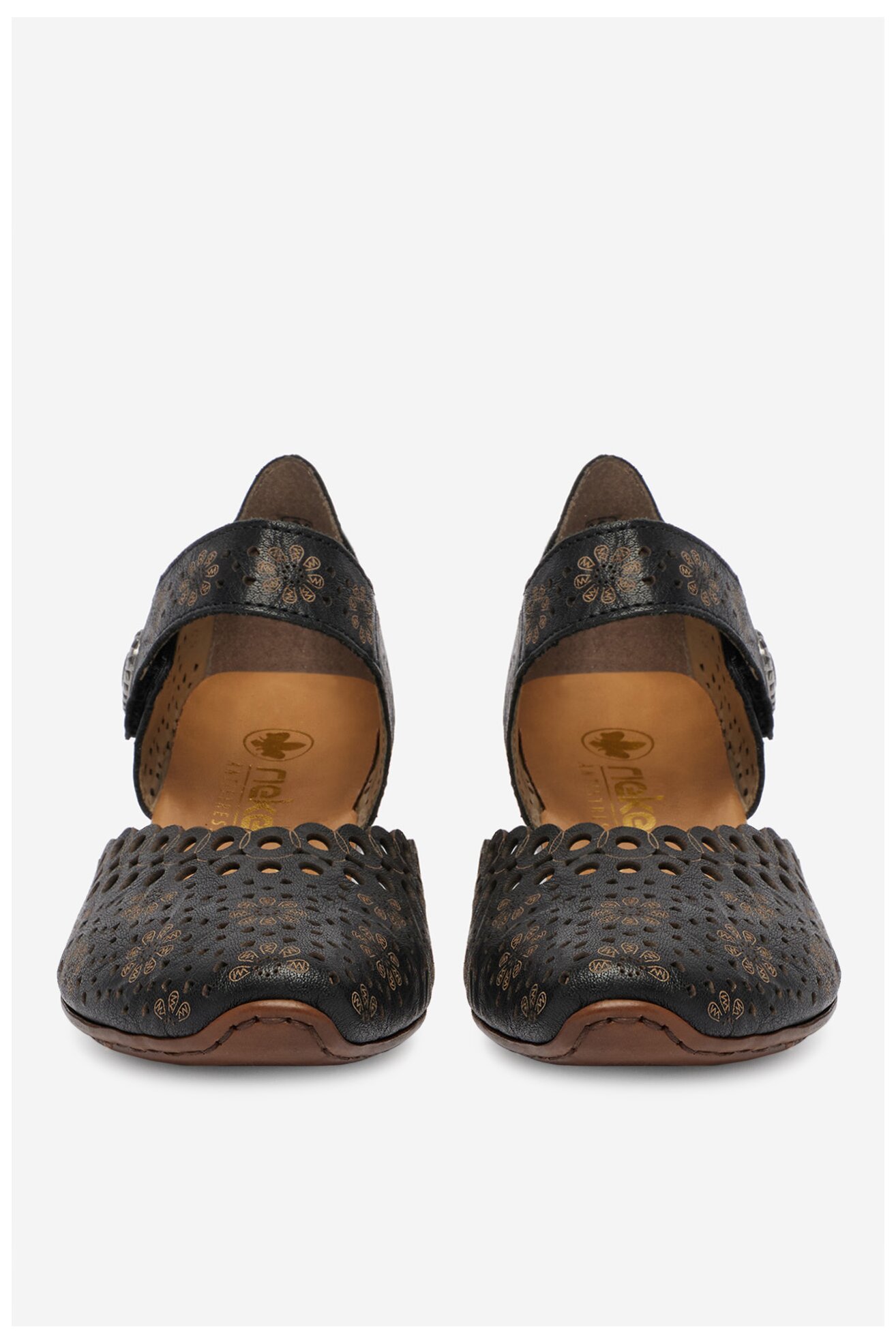 Елегантни обувки Rieker CEO-43753-00 ЧЕРЕН