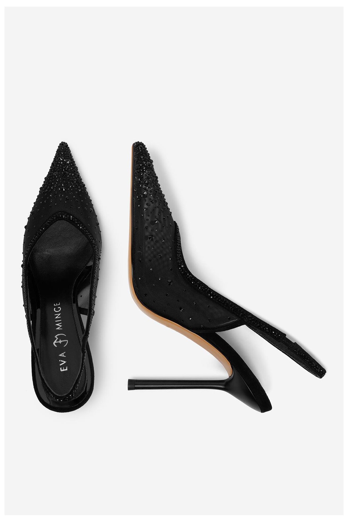 Czółenka EVA MINGE EO-MAE-LT1677-27 Czarny