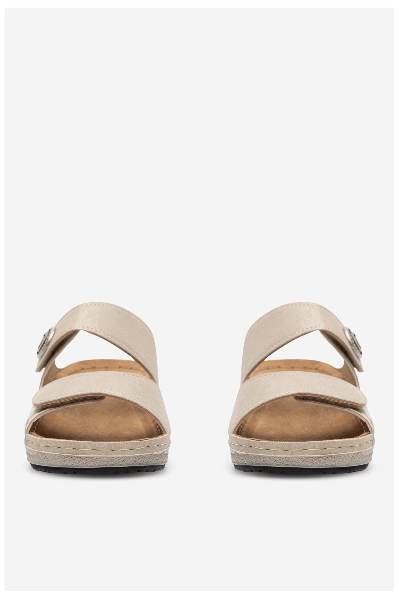 Klapki Inblu PF010100 Złoty