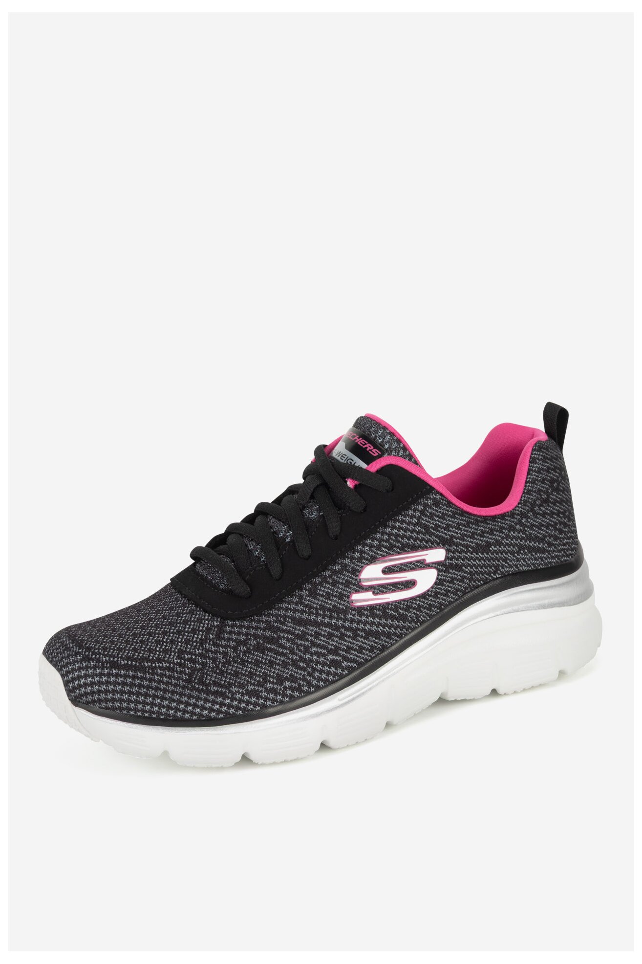 Încălțăminte sport Skechers FASHION FIT - BOLD BOUNDARIES 12719 BKHP NEGRU