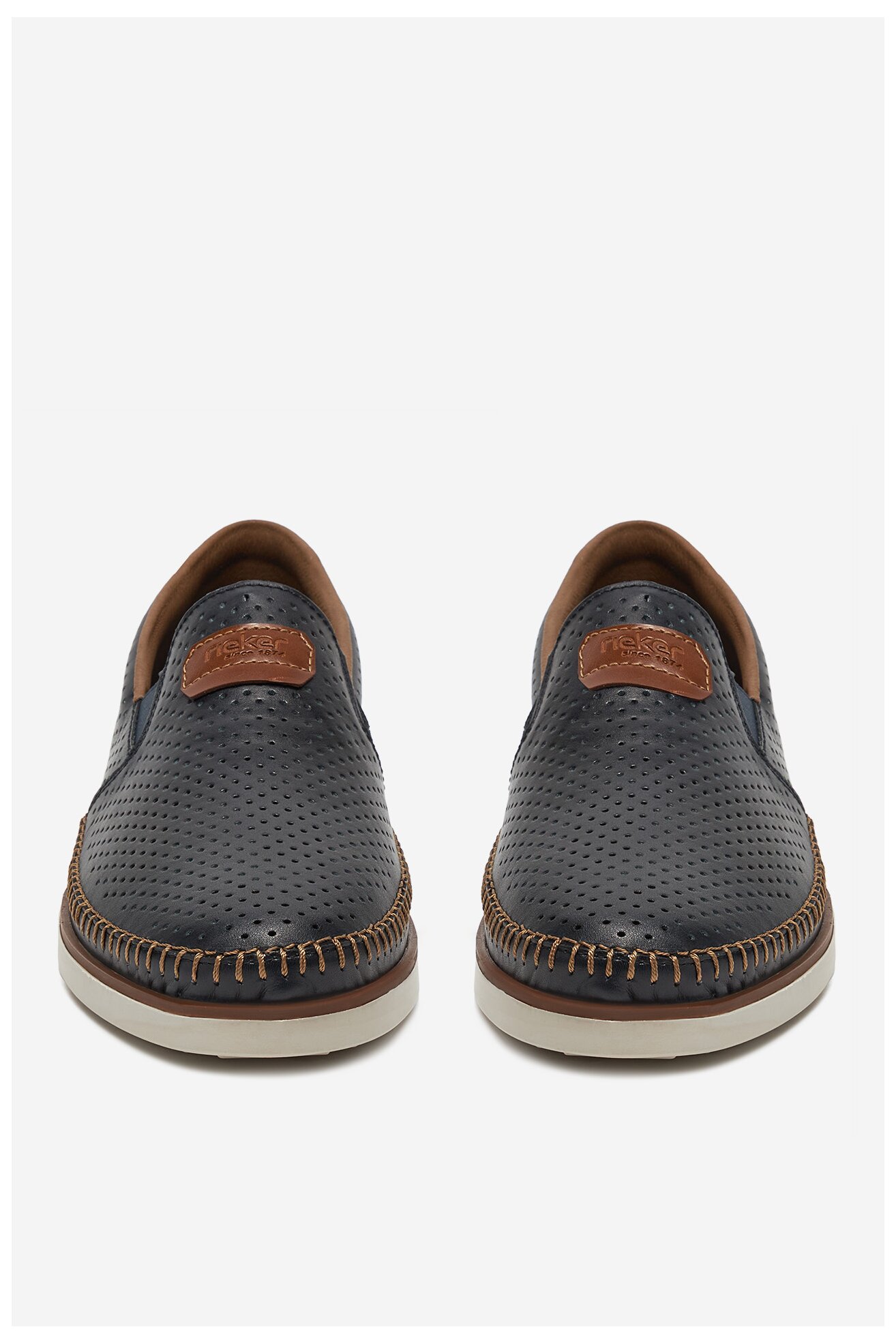 Polobotka Rieker B2356-14 TMAVĚ MODRÁ