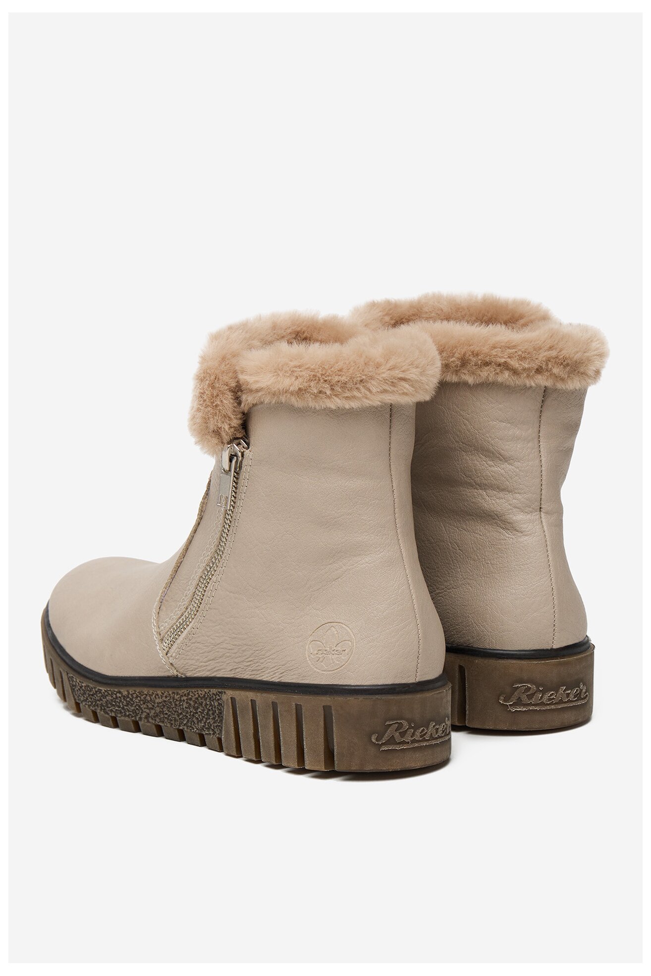 Kratke čizme Rieker Y3481-60 Beżowy