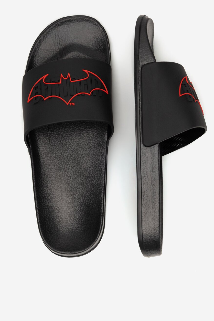 Plážové pantofle Batman ČERNÁ - 5906751306581