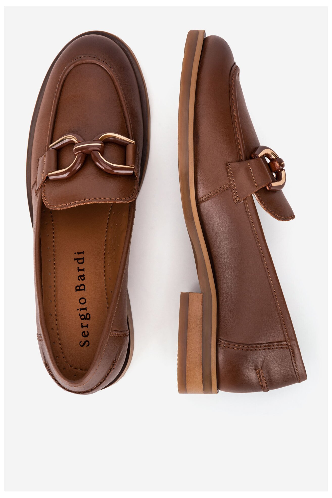 Мокасини Sergio Bardi WI23-D1069-02SB КОРИЧНЕВИЙ