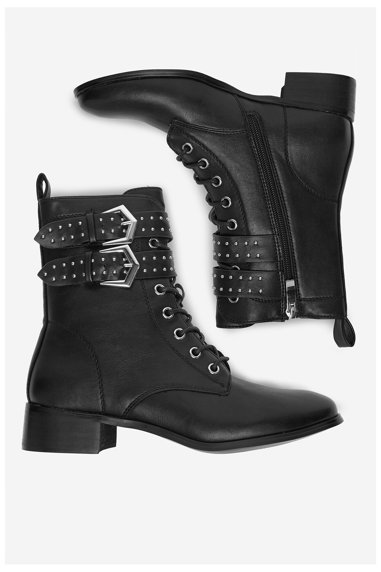 Bokacsizma DeeZee 2900818-1-BLACK PU FEKETE