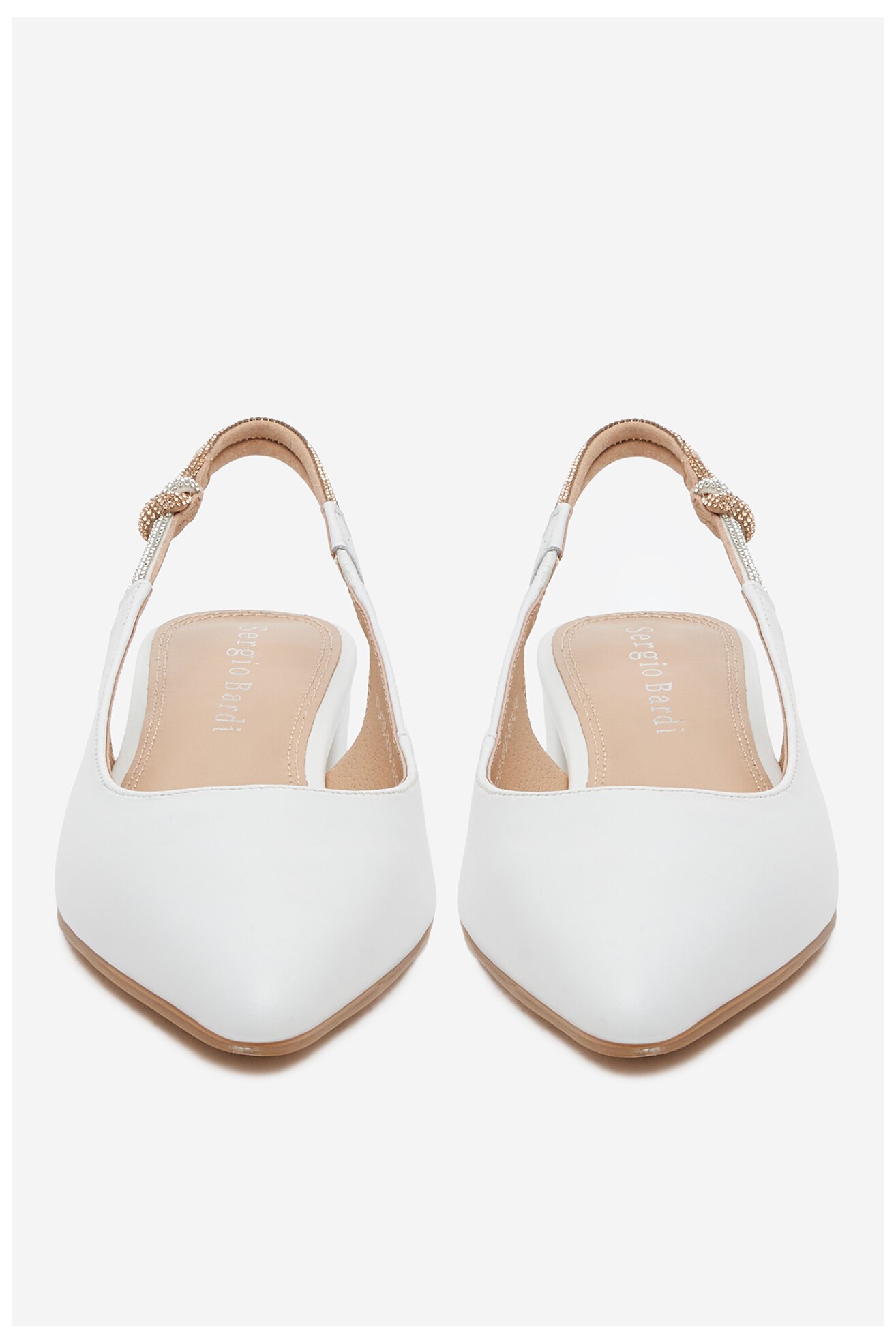 Czółenka Sergio Bardi WYL4138-1Z-SB Biały