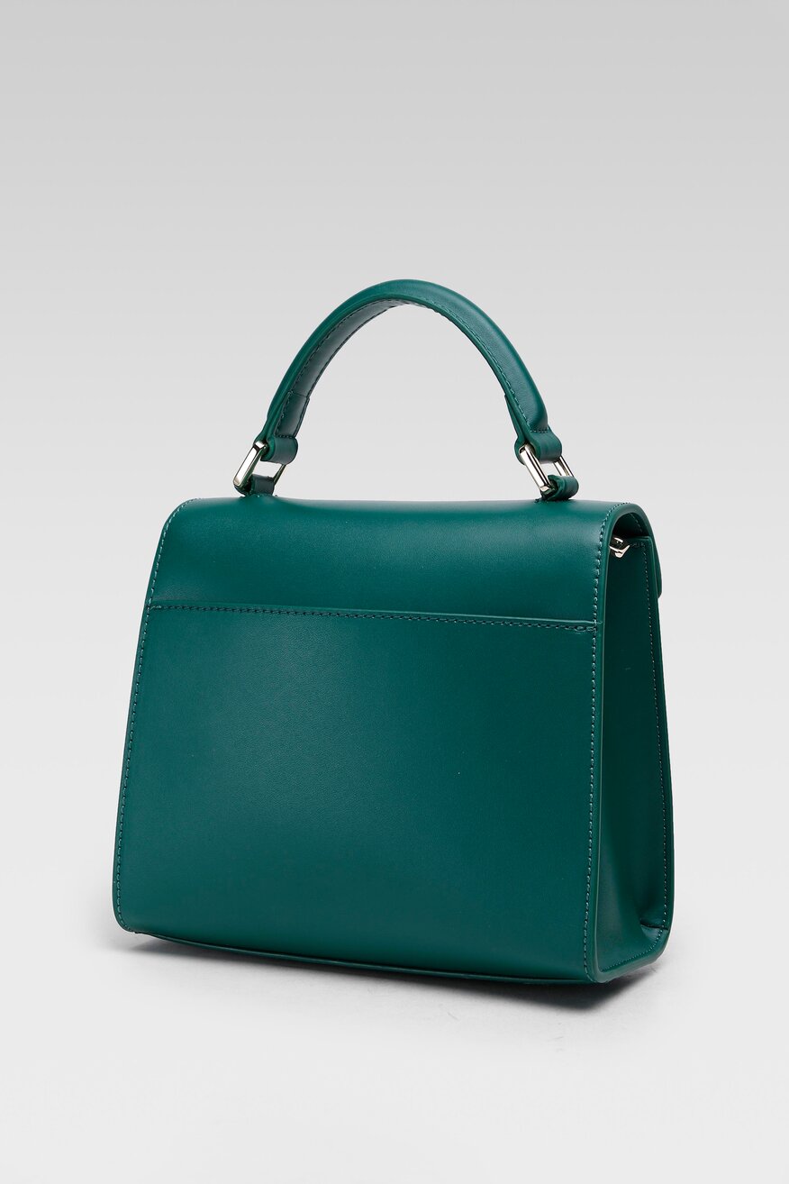 Gino Rossi - Torebka skórzana zielona - 5904248070618