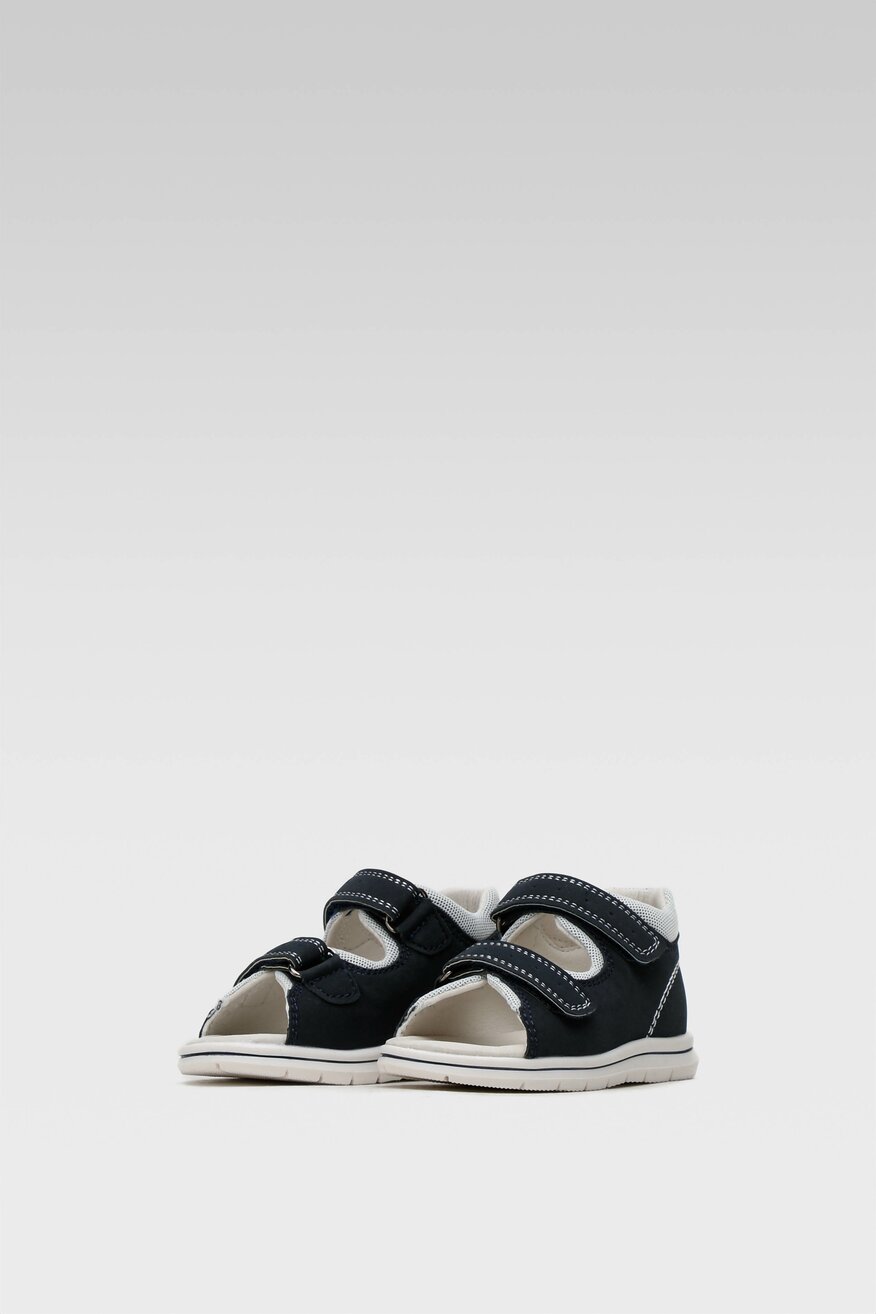 
                Action Boy - Sandały granatowe na rzep - 5904248663919