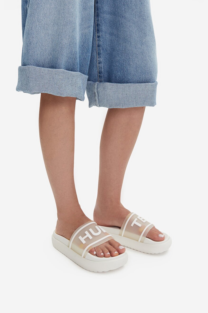 
                Papuče HUNTER BELA - 5906751340424